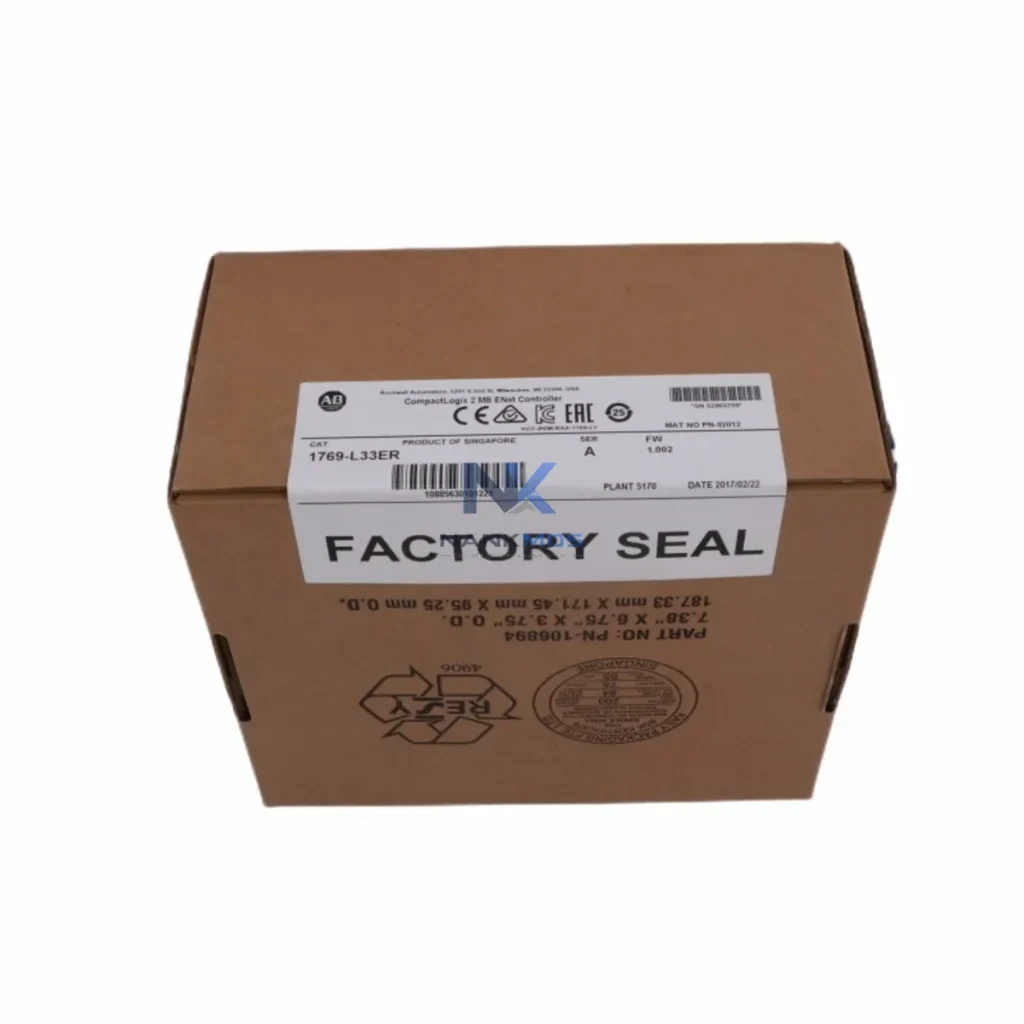 Allen-Bradley 1769-L33ER System-Matched CompactLogix Controller for Control Architecture 1769-L33ER industrial automation spare part