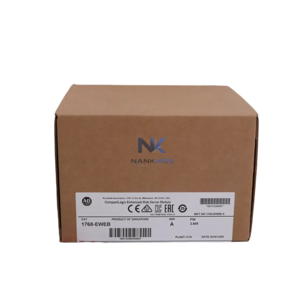 Allen-Bradley 1768-EWEB Network-Linked EtherNet/IP Web Server for Smart Automation 1768-EWEB industrial automation spare part
