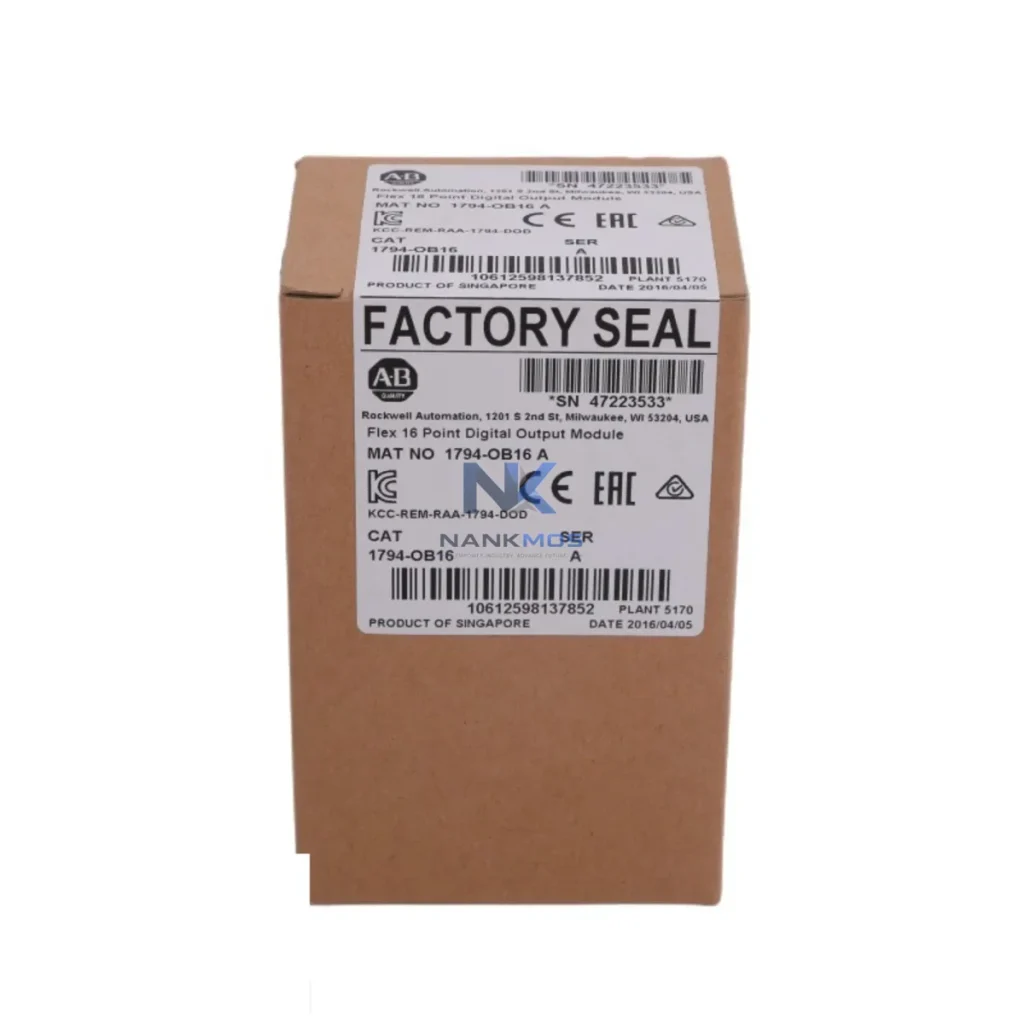 Allen-Bradley 1794-OB16 Network-Linked Digital Output for Smart Automation 1794-OB16 industrial automation spare part