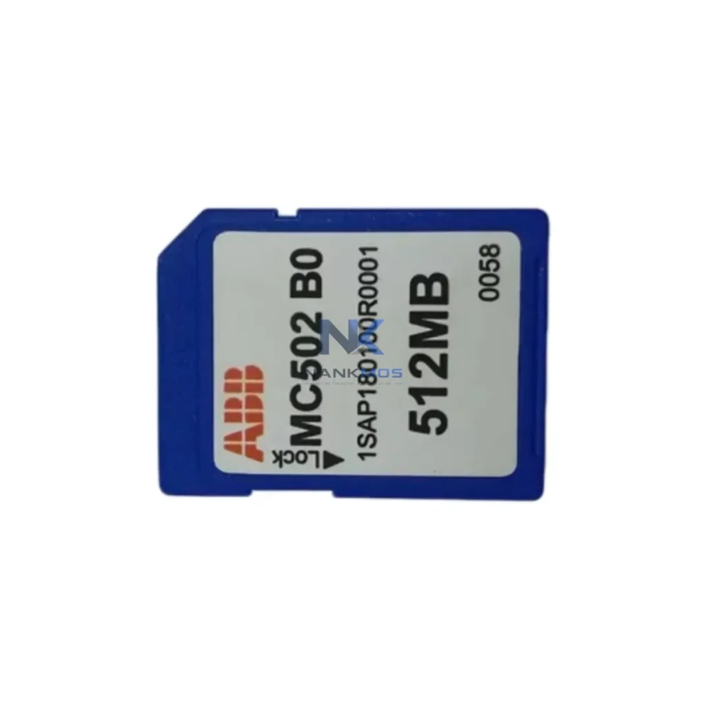 ABB 1SAP180100R0001 MC502 Energy-Control SD Memory Card 1SAP180100R0001 MC502 B0 industrial automation spare part