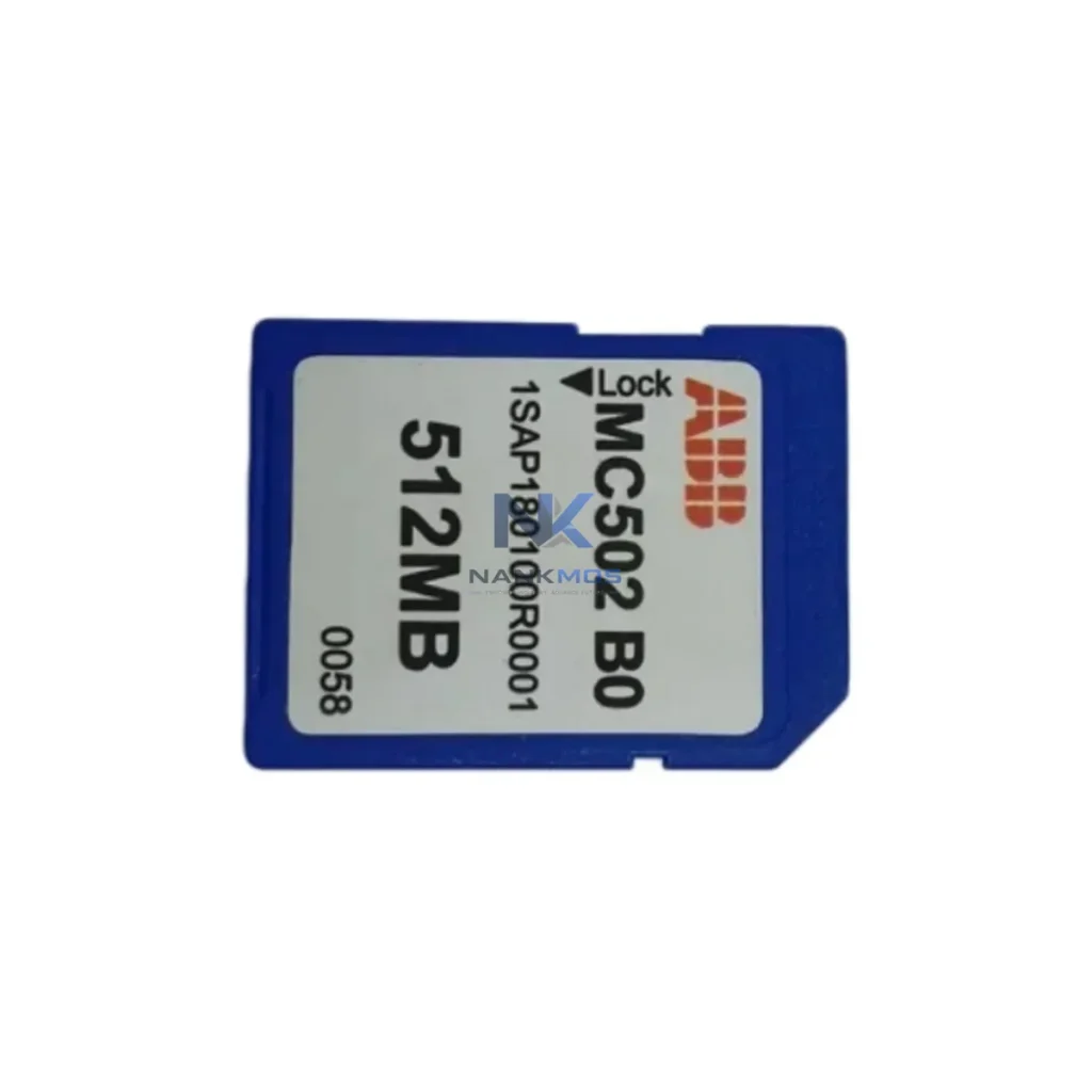 ABB 1SAP180100R0001 MC502 Energy-Control SD Memory Card 1SAP180100R0001 MC502 B0 industrial automation spare part