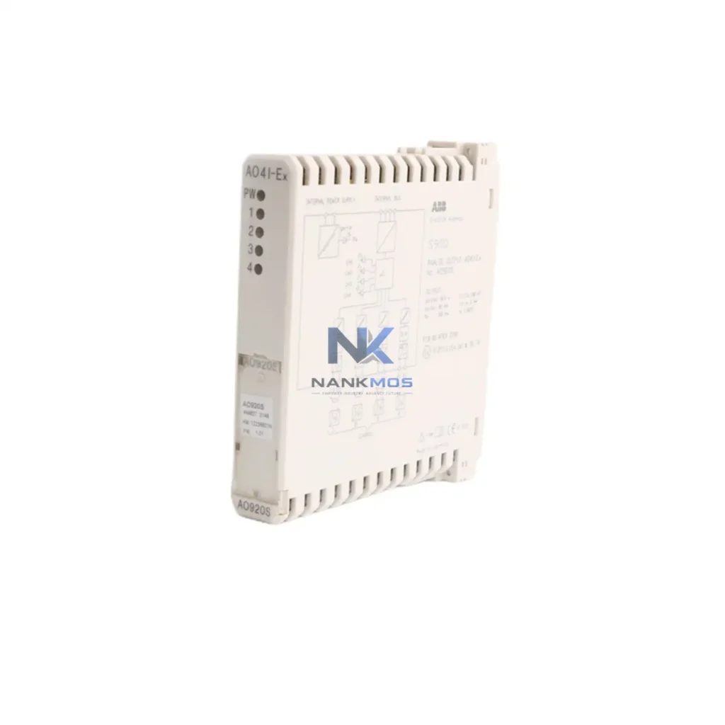 ABB AO920S 3KDE175531L9200 Analog Output Module product reference image