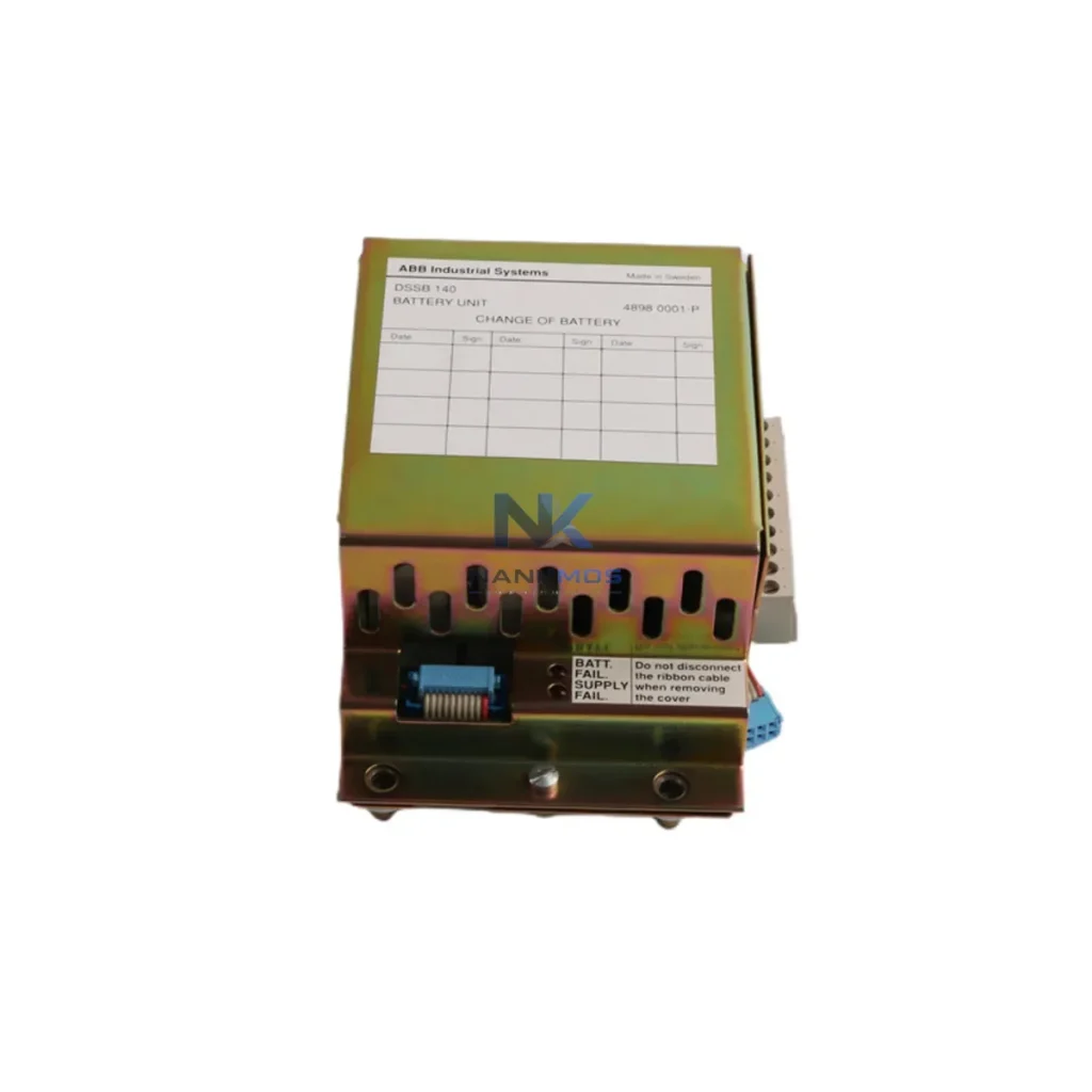 ABB DSSB140 48980001-P System-Ready Battery Unit for Control Architecture DSSB140 48980001-P industrial automation spare part