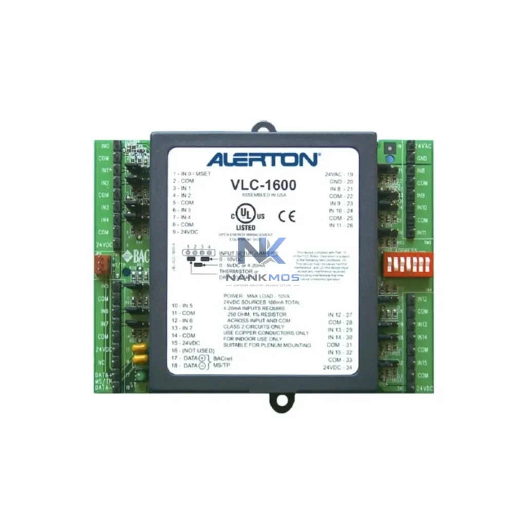 Alerton VLC1600 BACnet VAV Controller product reference image