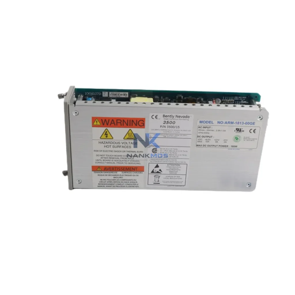Bently Nevada 3500/15 106M1079-01 Energy-Control Power Supply 3500/15 106M1079-01 industrial automation spare part