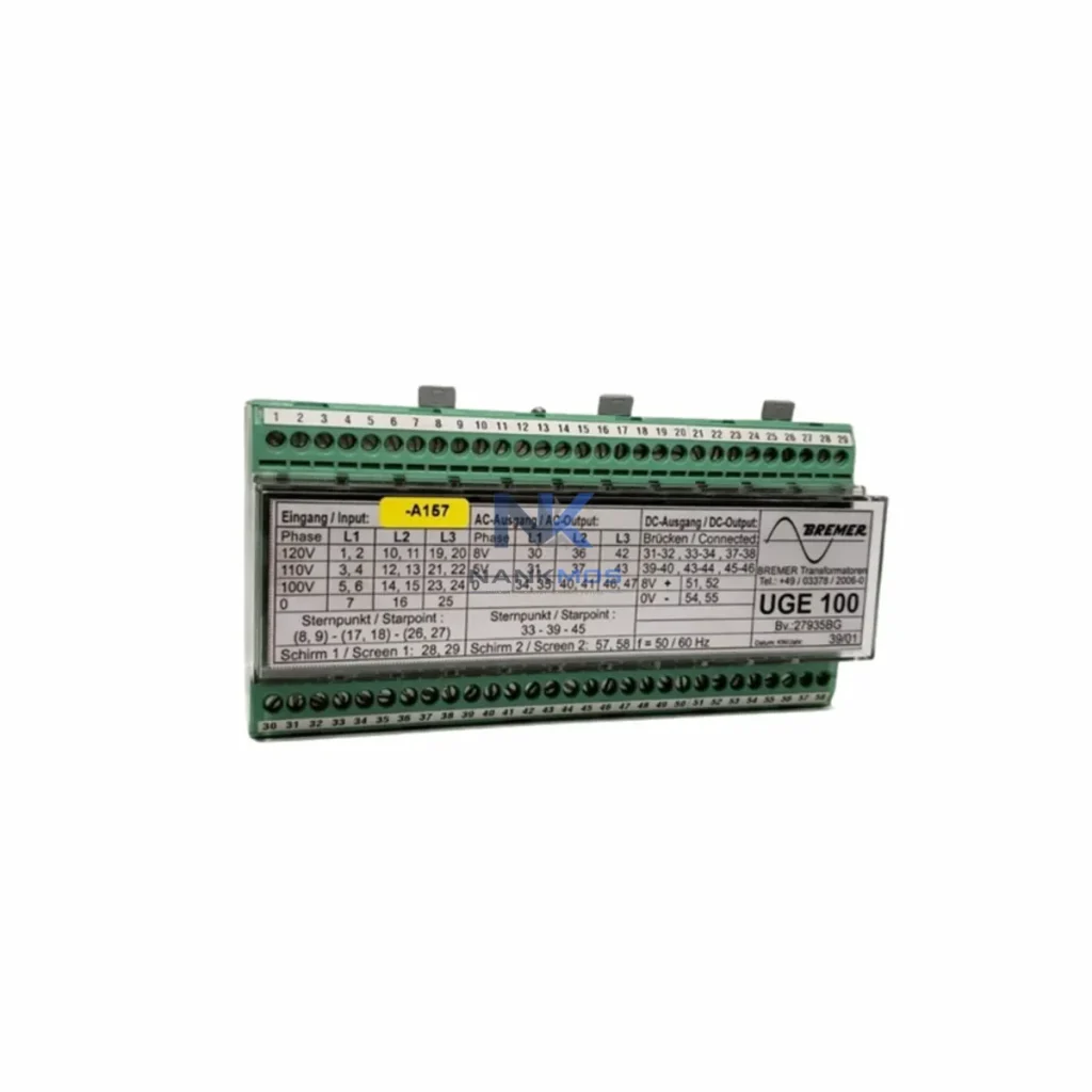 Bremer Transformatoren UGE100 Voltage Detection Module product reference image