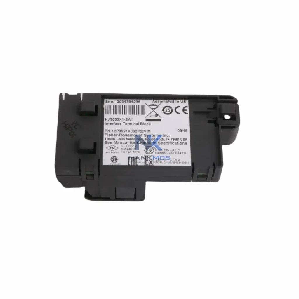 Emerson KJ3003X1-EA1 Energy-Control Terminal Block for DeltaV KJ3003X1-EA1 12P0921X062 industrial automation spare part