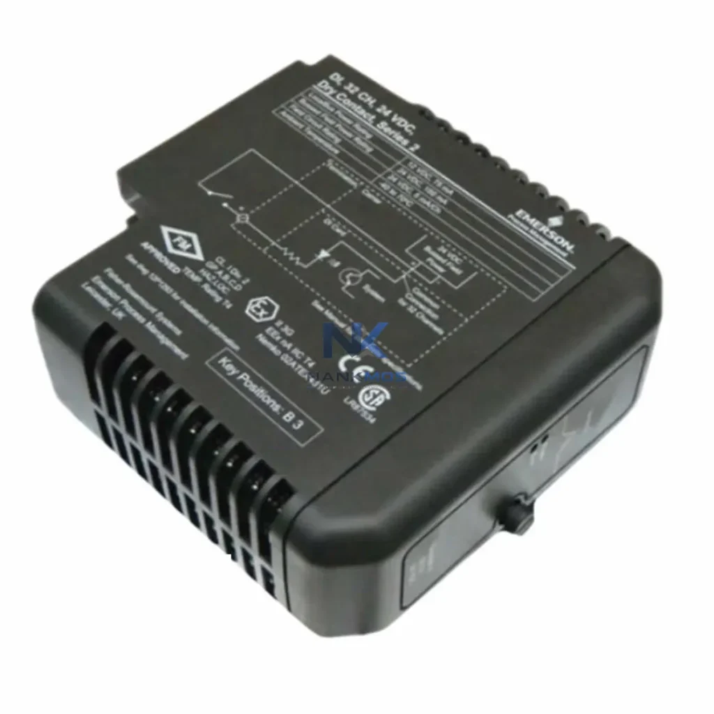 Emerson KJ3203X1-BA1 DCS Discrete Input Module product reference image