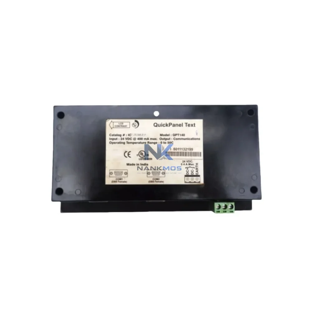 GE IC752QPT012-24 System-Ready HMI for QuickPanel Architecture IC752QPT012-24 industrial automation spare part