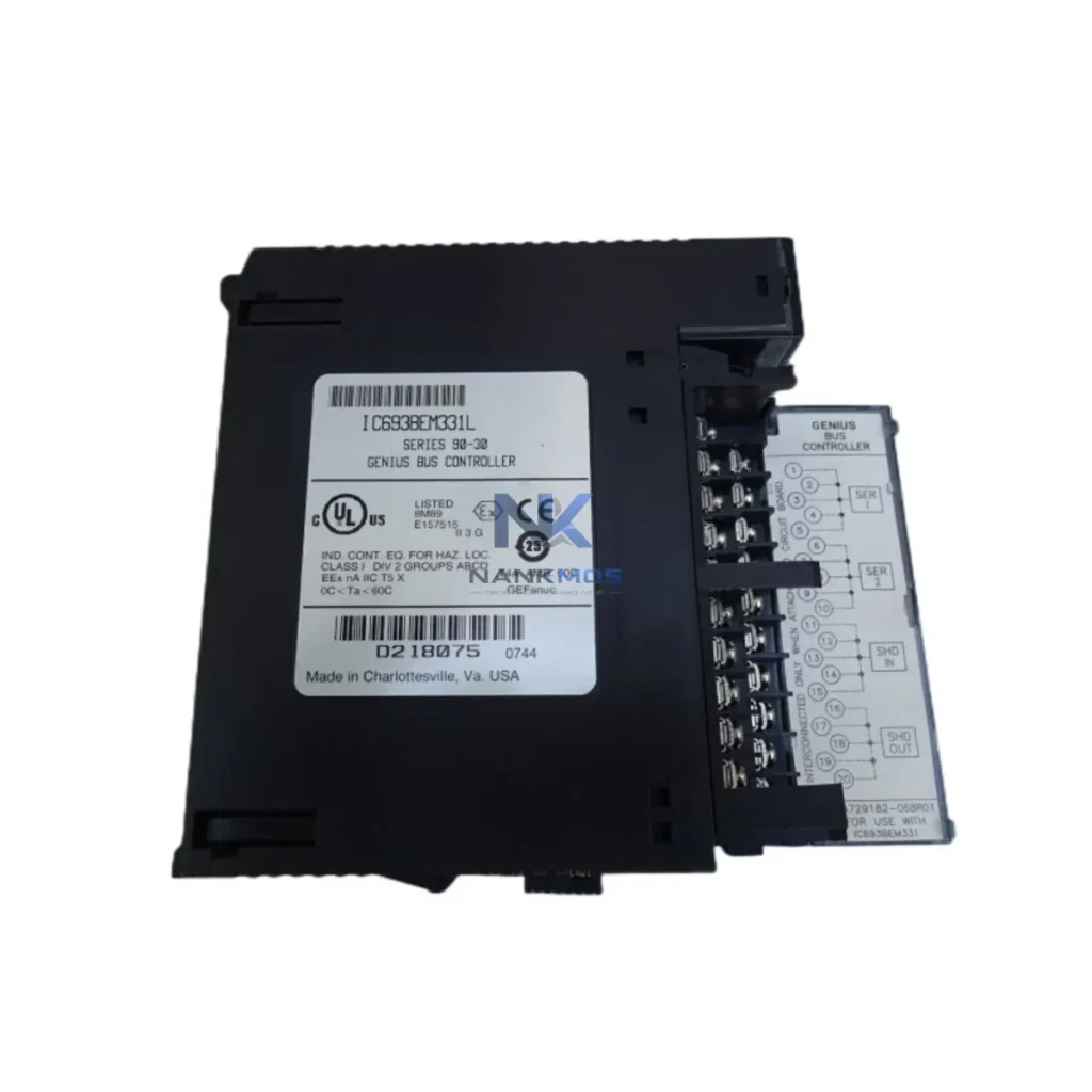 GE IC693BEM331 System-Matched Genius Bus Controller for Control Architecture IC693BEM331 industrial automation spare part