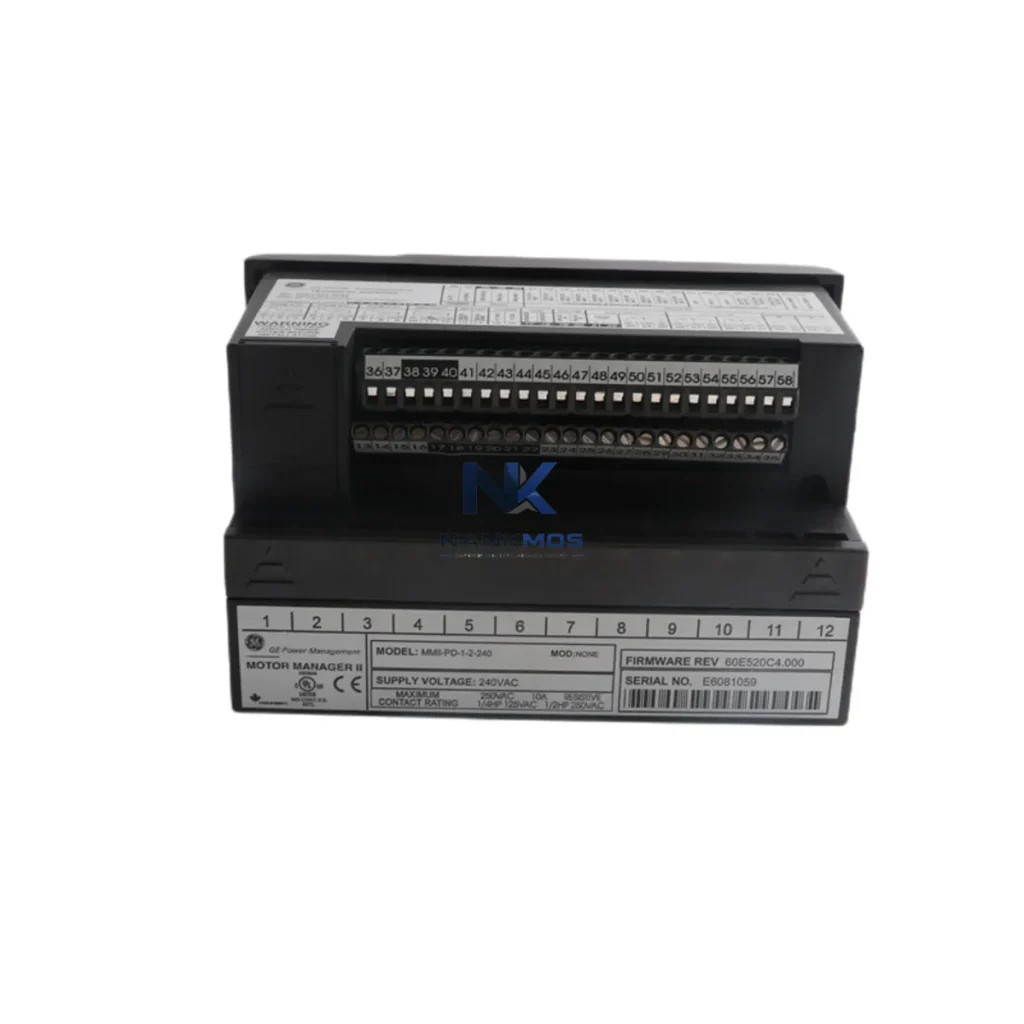 GE MMII-PD-1-2-240 Energy-Control Motor Protection Relay MMII-PD-1-2-240 industrial automation spare part