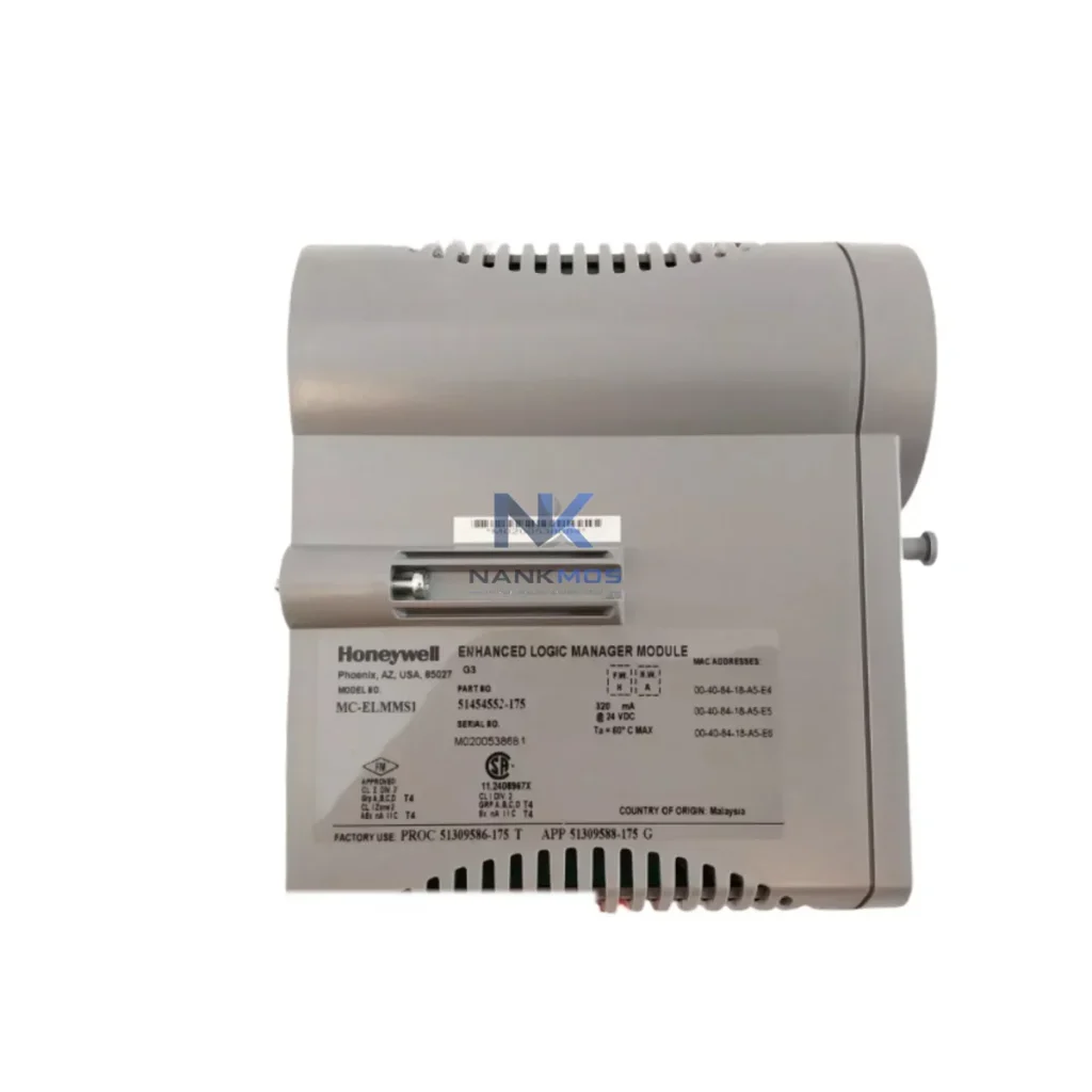 Honeywell MC-ELMMS1 51454552-175 Logic Manager Safety Architecture MC-ELMMS1 51454552-175 industrial automation spare part