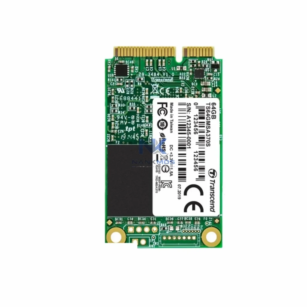Transcend TS64GMSA370 Industrial mSATA SSD product reference image