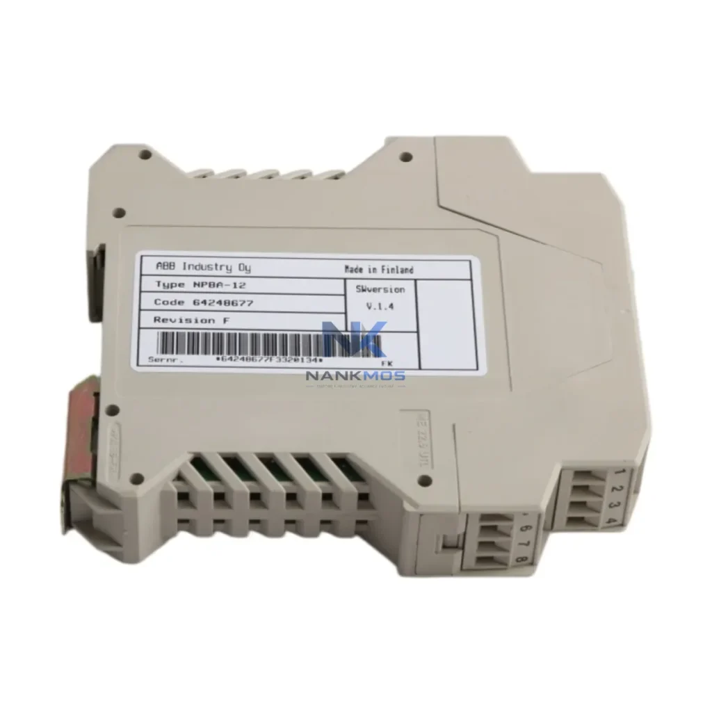 ABB NPBA-12 System-Ready PROFIBUS DP Adapter for ACS800 Architecture NPBA-12 industrial automation spare part