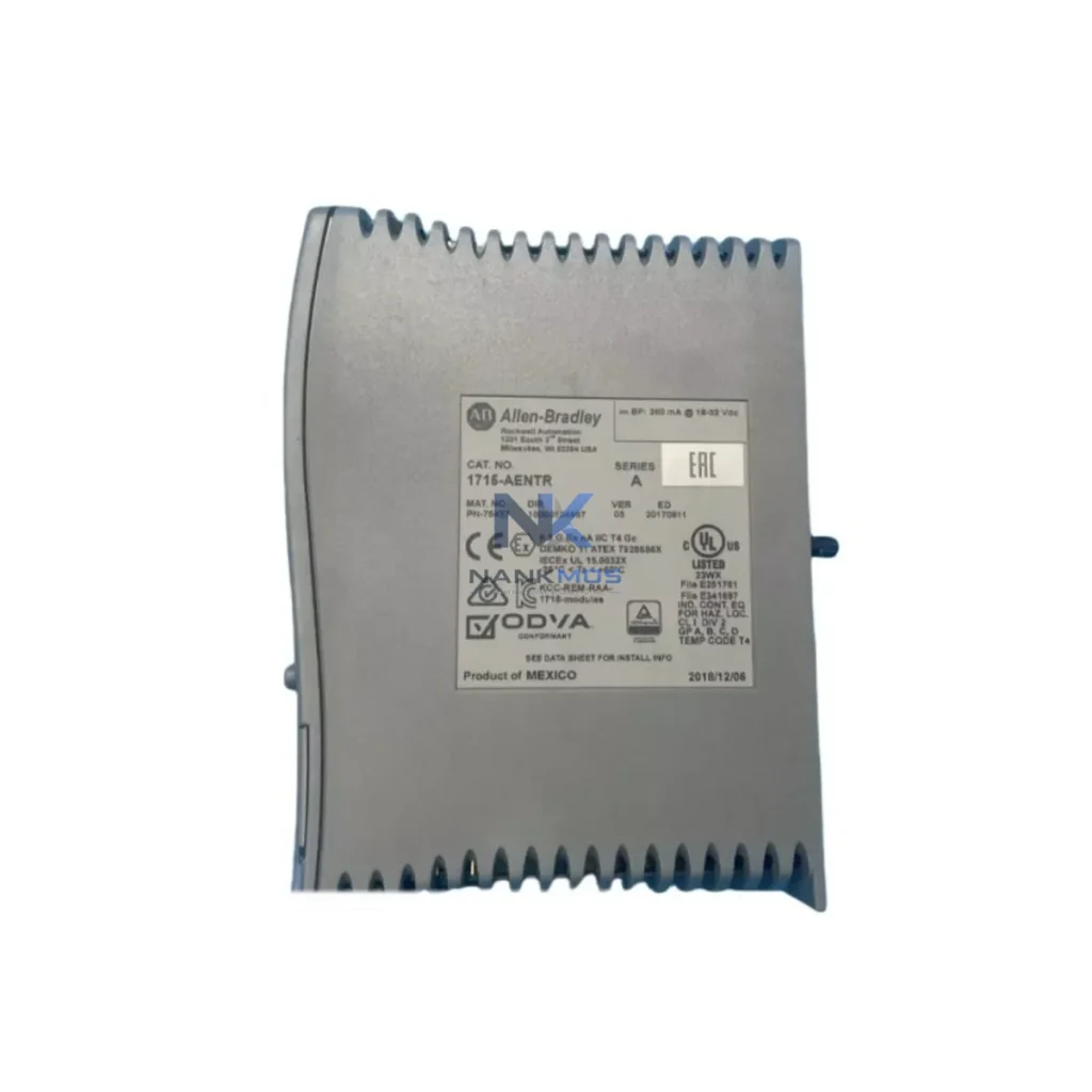 Allen-Bradley 1715-AENTR EtherNet/IP Adapter for Redundant I/O Architecture 1715-AENTR industrial automation spare part