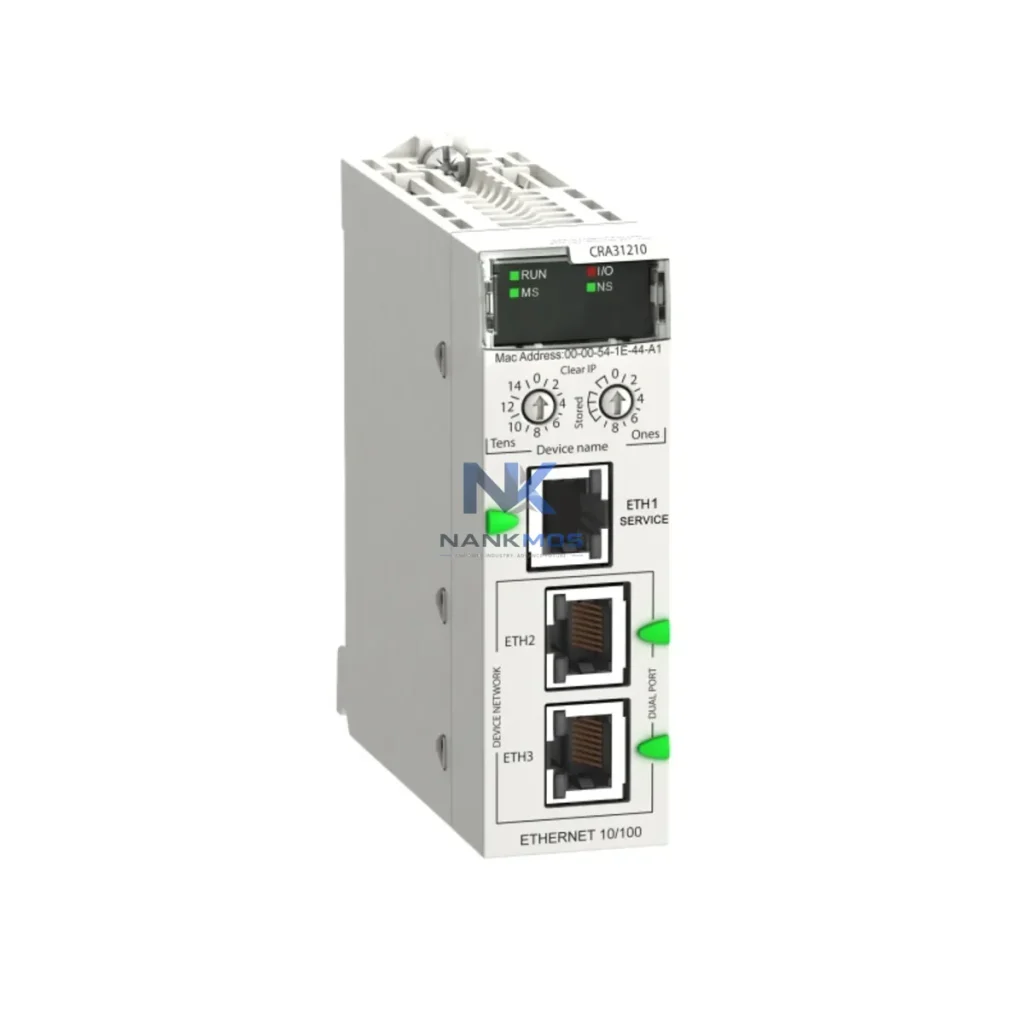 Schneider Electric BMXCRA31210 Remote I/O Drop Adapter product reference image