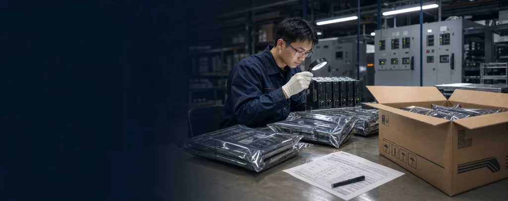 Industrial automation quality review and inspection workspace